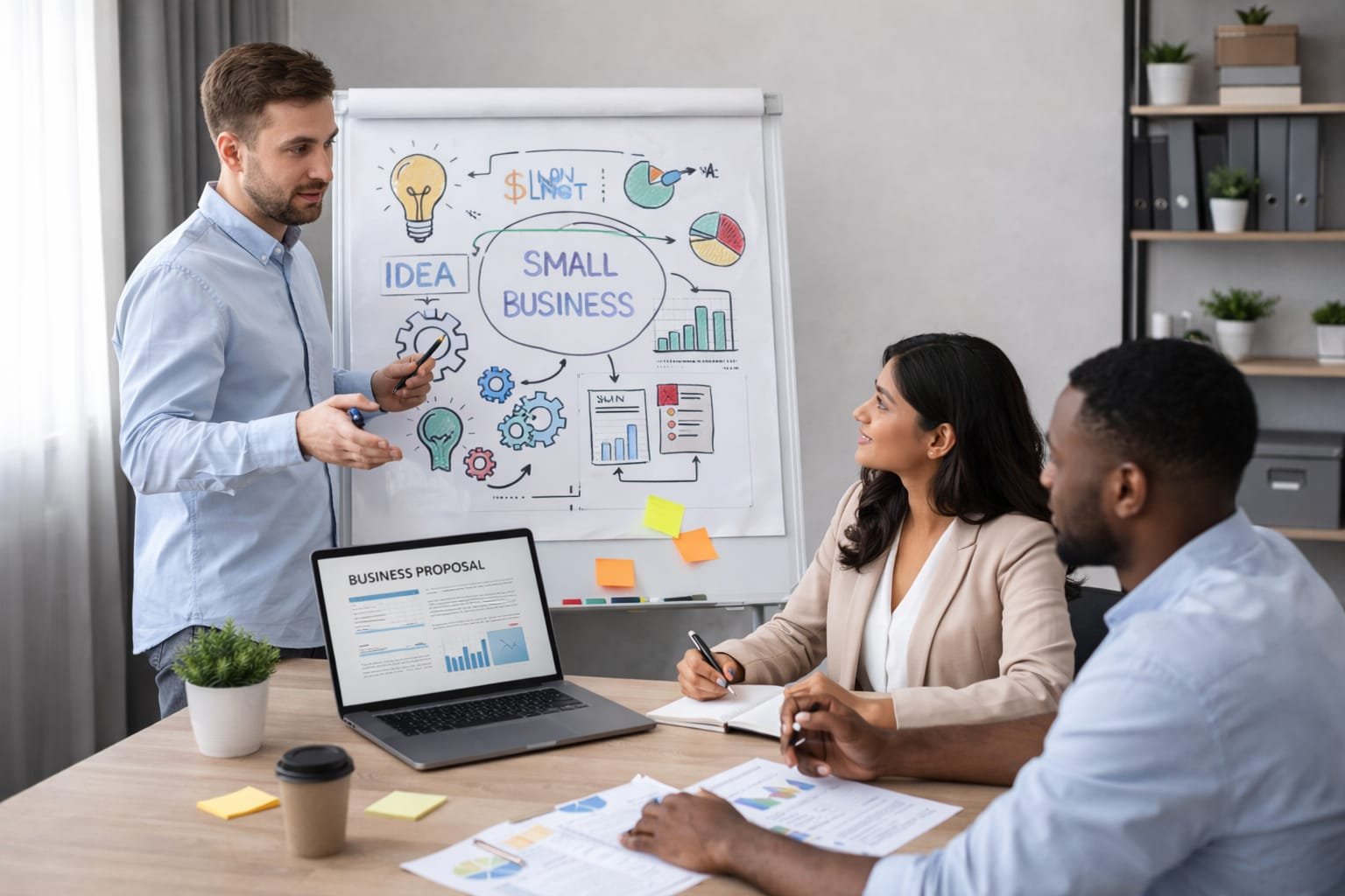 إعداد وتطوير مقترحات المشاريع الصغيرة والمتوسطة